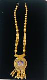 Nice Pearls Necklace Chain with Kundan Stone Pendant